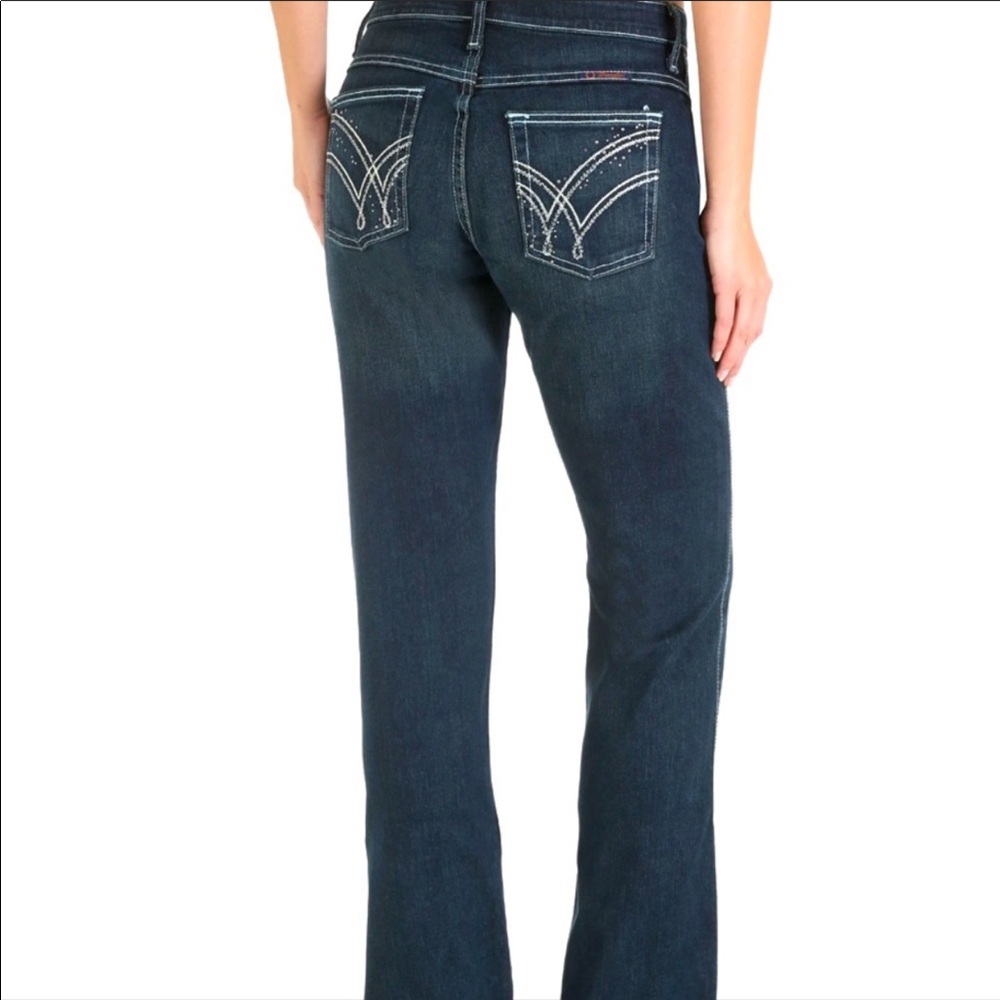Wrangler Q Baby Mid Rise Boot Cut Jeans 5/6 X 30